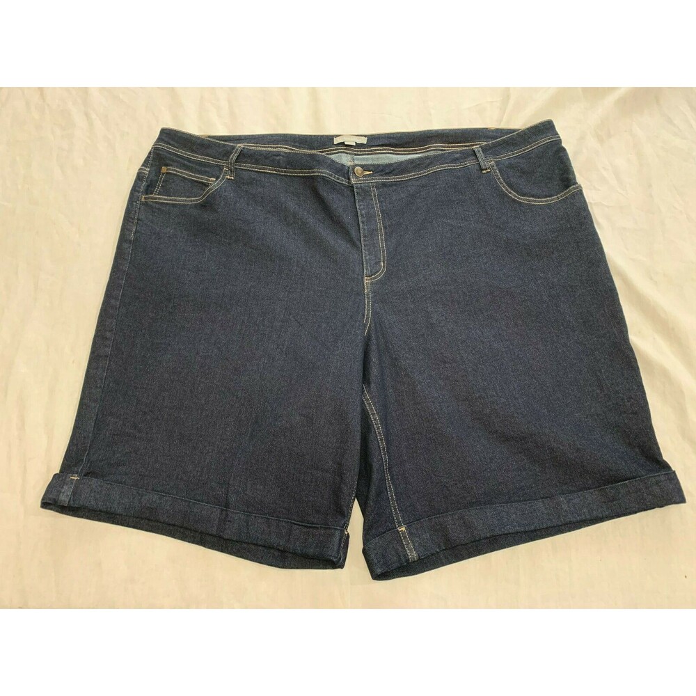 WOMEN WITHIN WOMENS JEANS SHORTS CAPRIS SIZE 32W
